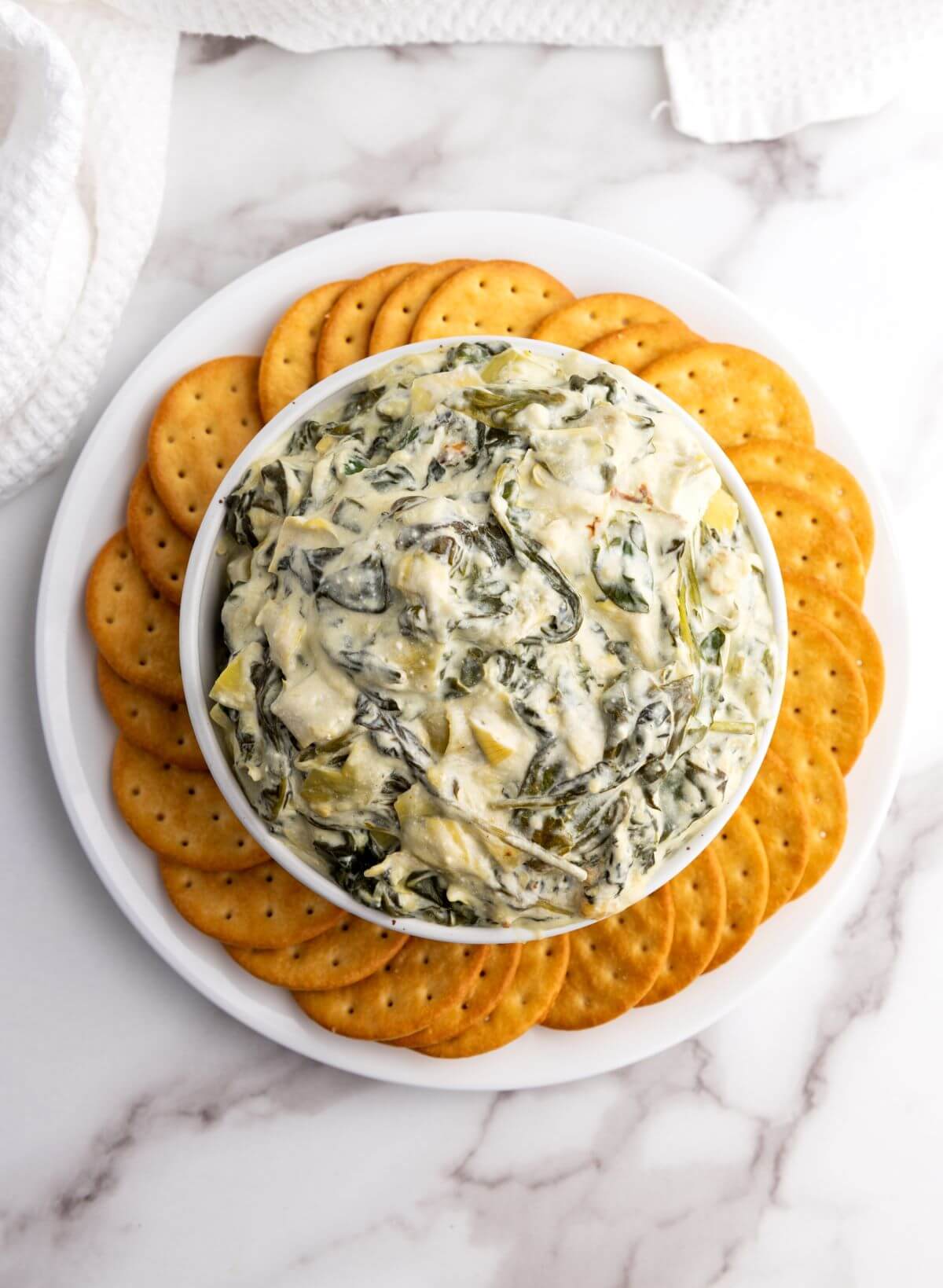 Easy Crockpot Spinach Artichoke Dip Recipe